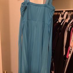 Speechless blue beaded prom dress, size S