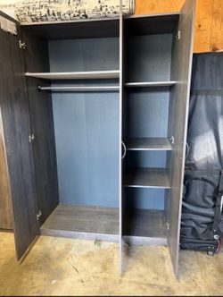 Wooden Style Storage Cabinet / Wardrobe