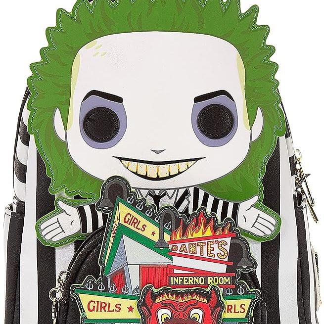 LOUNGEFLY selling POP! BEETLEJUICE DANTE'S INFERNO MINI BACKPACK