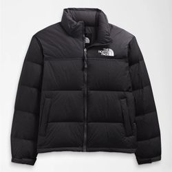 North Face Black Nuptse Jacket Size L