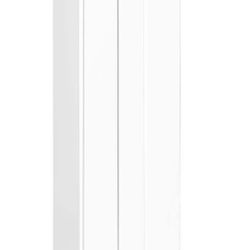 Hampton Bay Shaker 9 in. W x 12 in. D × 30 in. H Assembled Wall Kitchen Cabinet in Satin White