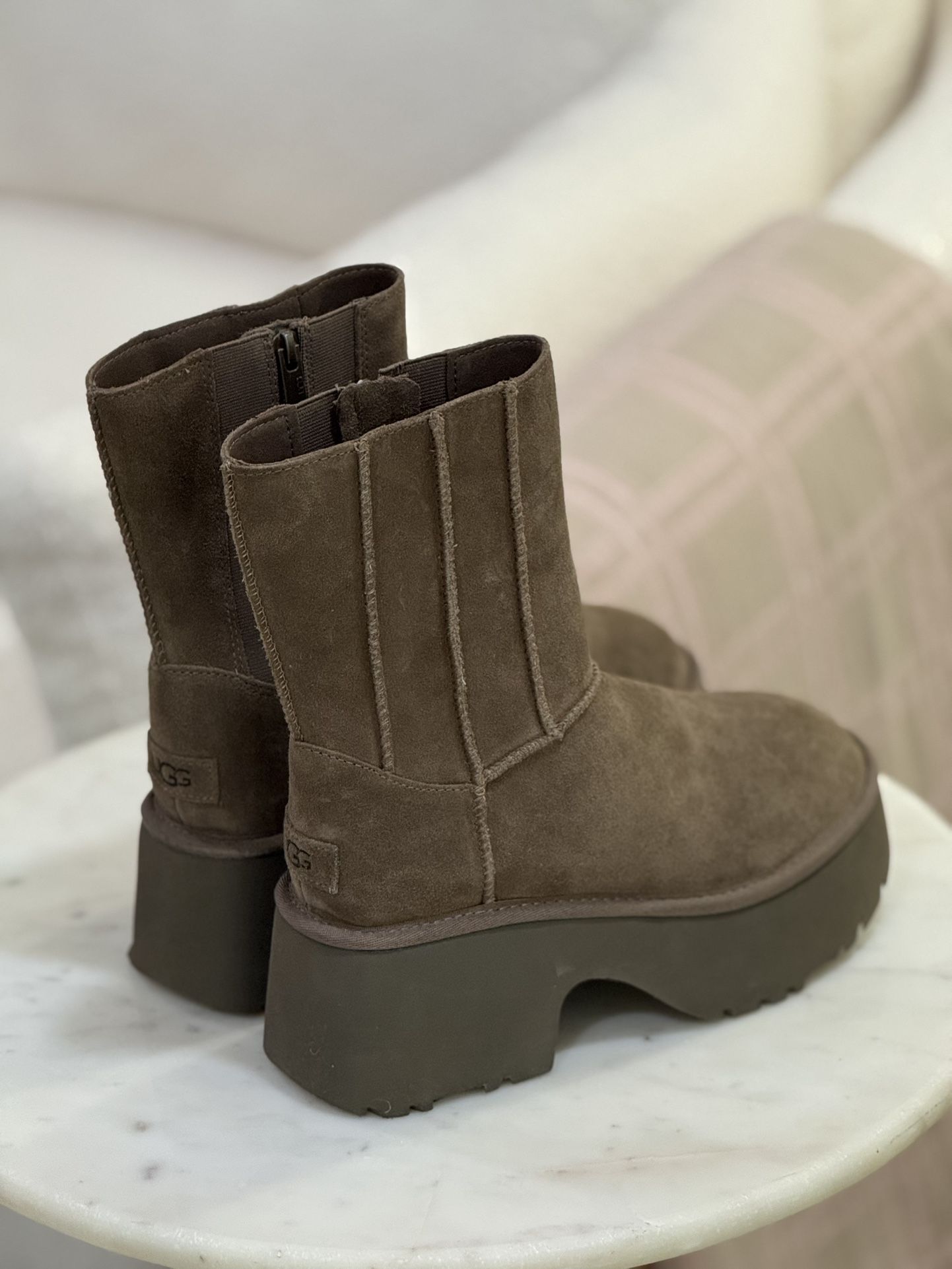 UGG CLASSIC TWIN SEAM NEW HEIGHTS - Platform ankle boots