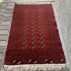 Vintage Hand Knotted Rug