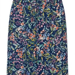 Cotton blend skirt, Talbots, floral print pencil skirt, Size 8