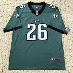 Philadelphia Eagles Dark Green Nfl Jersey #26 Barkley
