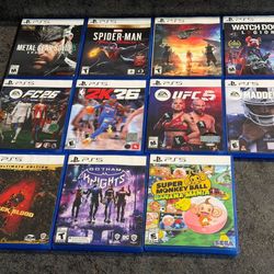 PlayStation 5 Games ( ps5 DVD📀 )