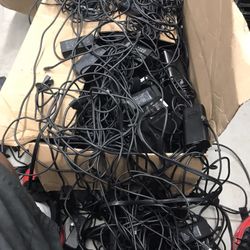 Laptop Chargers Of All Kinds.  Dell  Hp, Lenovo . Both The Flat Tips And Round Tips.  Also, All Kinds Chargers Available . Including MacBooks 🔌 Charg