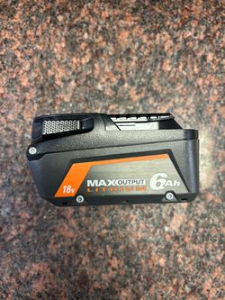 Ridgid max output lithium 6ah
