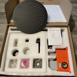 Homary Luxury 2-Function 12" Rain Shower System Wall Mounted Shower Combo Set High-Pressure 