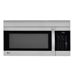 LG - 1.7 Cu. Ft. Over-the-Range Microwave with EasyClean - Stainless Steel 