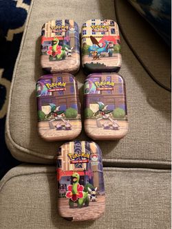 Empty Pokemon Tins