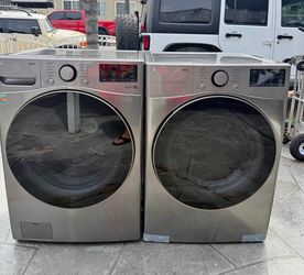 XL LG thin Q washer and  dryer