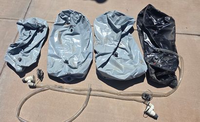 Fly High Fat Sacks + 2 Tsunami Pumps – $200