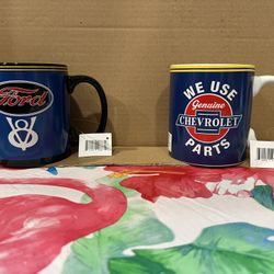 CHEVY and FORD COFFEE MUGS