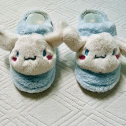sanrio cinnamoroll plush slippers size 39-40 (8.5-9 US)
