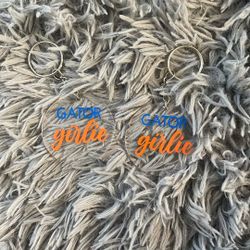 Gator Girlie Keychains