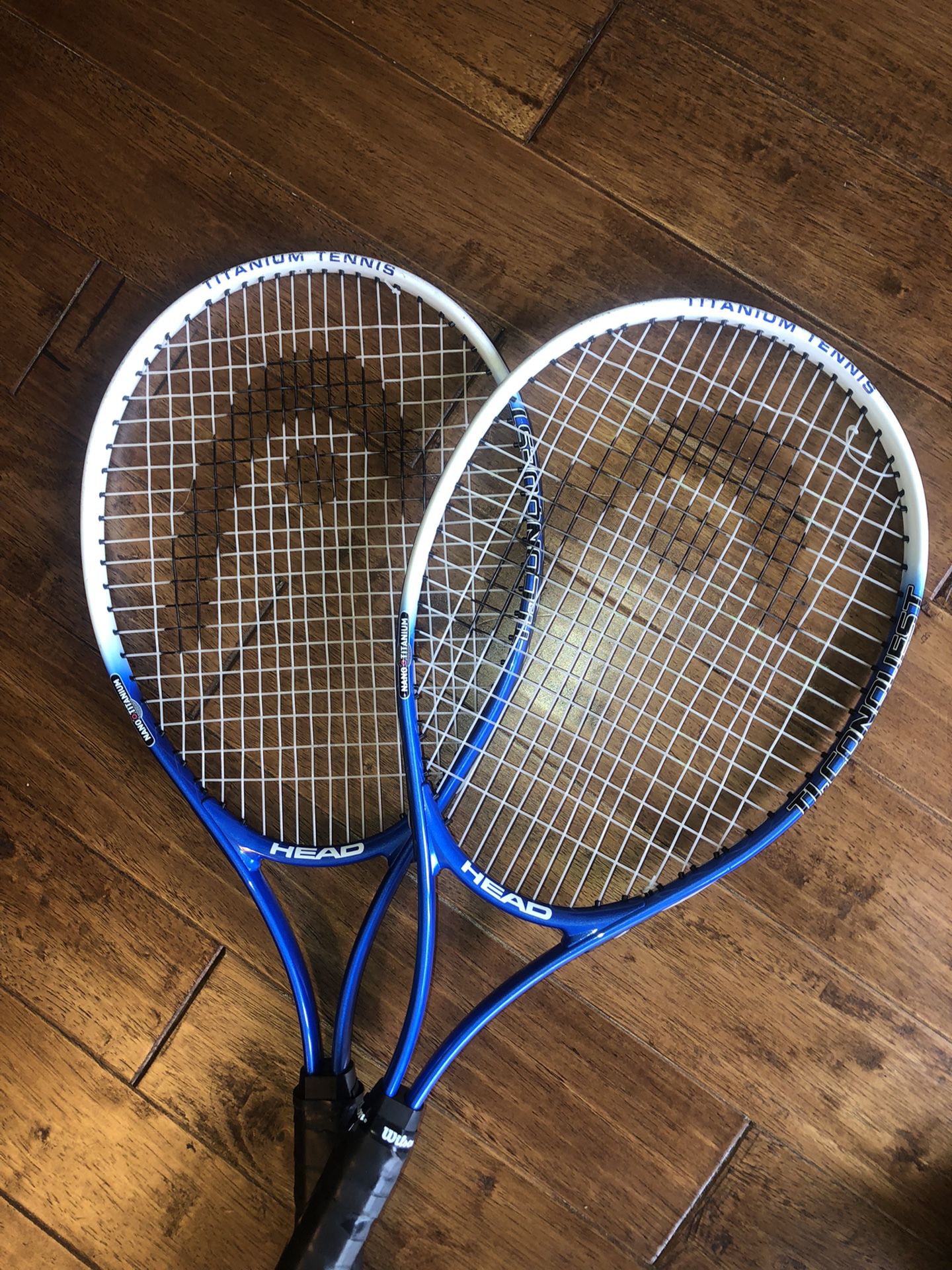 Head Titanium Tennis Rackets Set Of 2