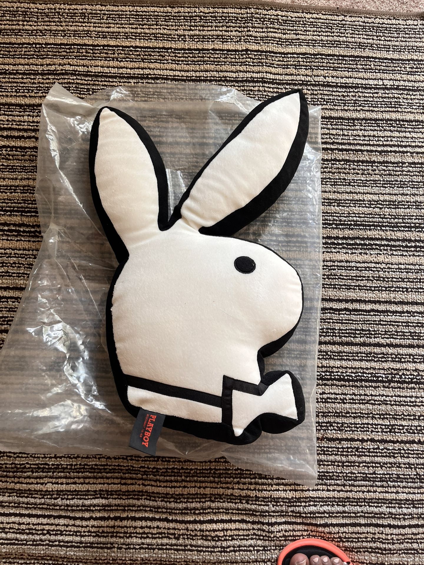 NEW Official PLAYBOY Bunny Head Y2K Plush Pillow