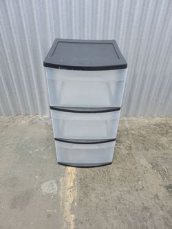 3-Drawer Plastic Storage Organizer