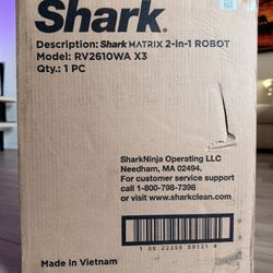 Shark Matrix Plus 2 In 1 Mop And Vacuum Brand New Not Been Open