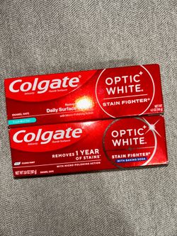 Colgate optic white toothpaste