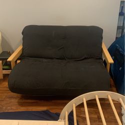 Wooden Futon  Frame And Cushion 