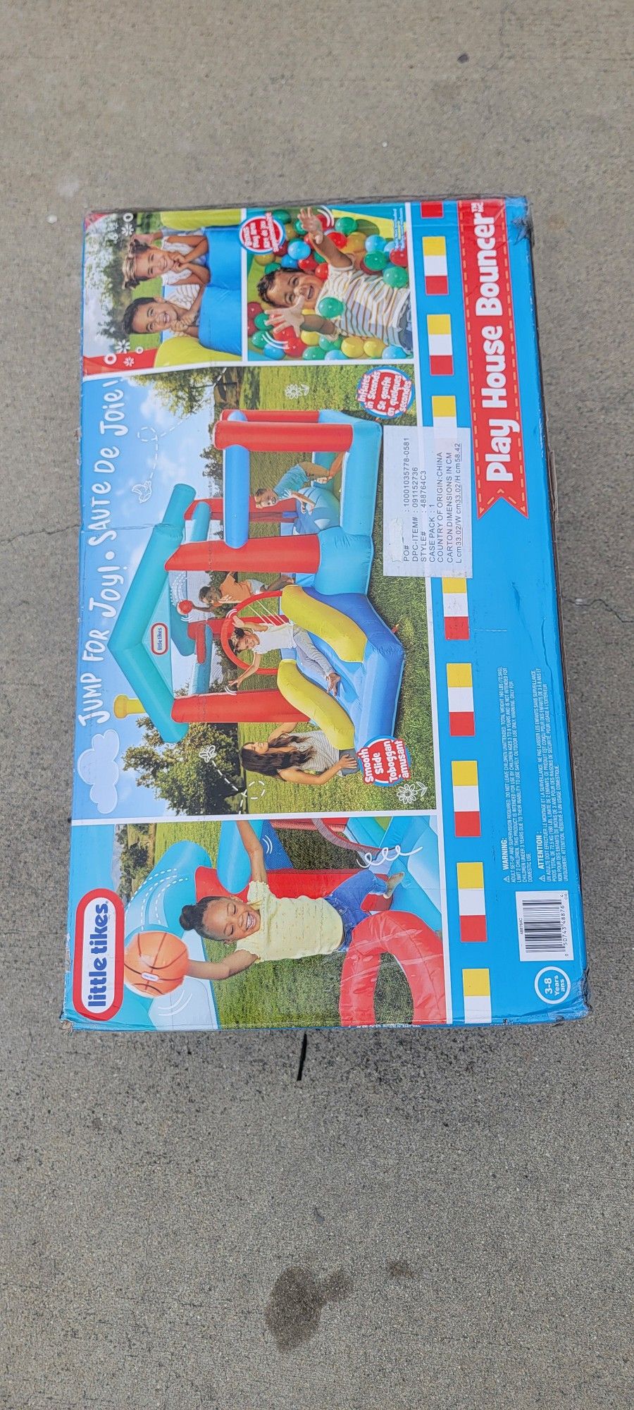 Inflatable Play House Bouncer with Slide