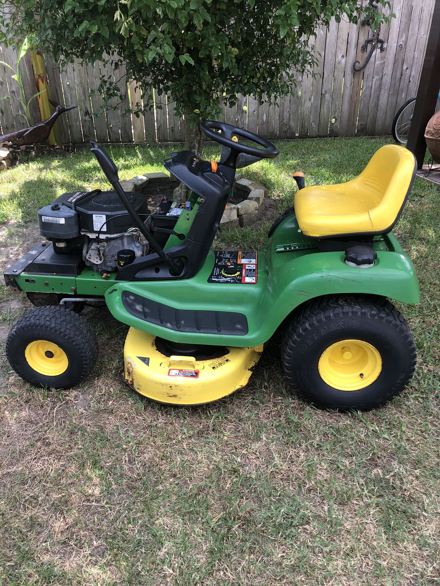 John Deere Tractor (Riding Lawnmower) “OBO”