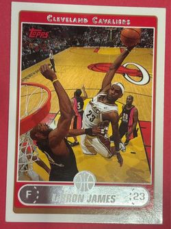 2006-07 Topps LeBron James #123 Cleveland Cavaliers NBA
