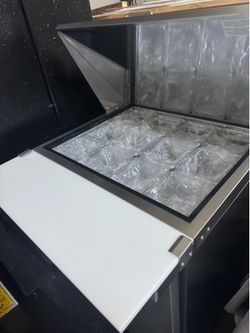 Commercial mega top prep table  one door.