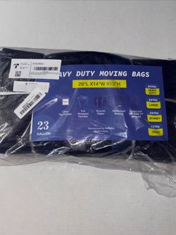 Heavy duty moving bags