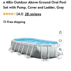 Oval Above Ground Pool