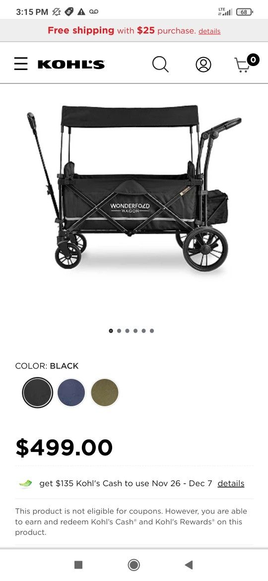 WonderFold X2M Push & Pull Double Stroller