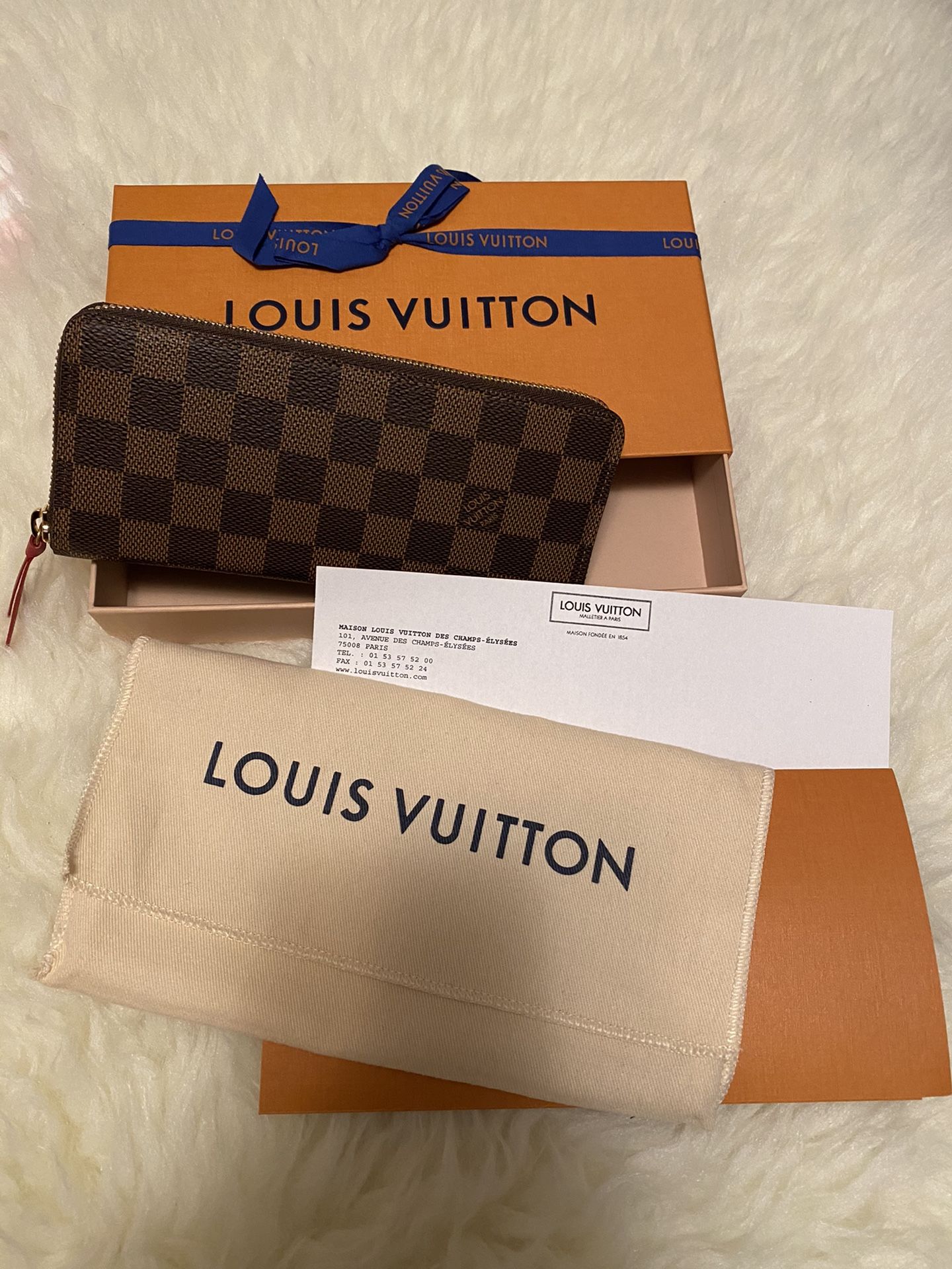 Authentic Louis Vuitton Clemence Wallet