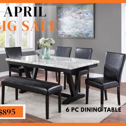 6 PC DINING TABlE