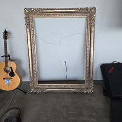 1960s Ornate Wooden Frame 