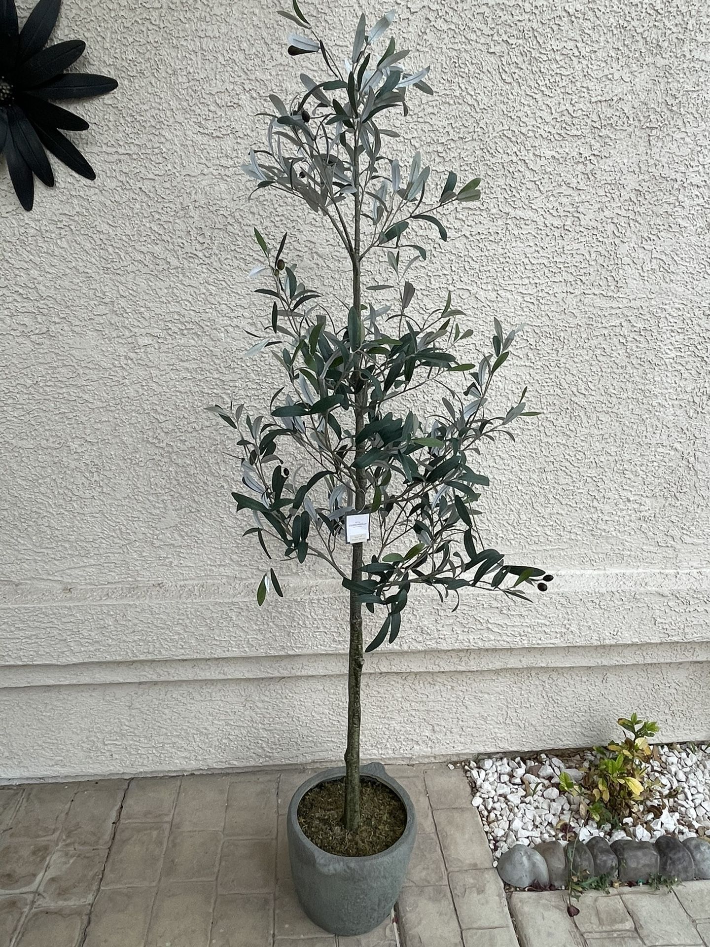 75" Artificial Sparse Olive Tree in Pot - Thresholdâ„¢ designed with Studio McGee