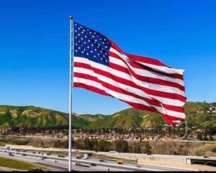 American Flag 8x12 ft unused