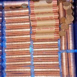 RARE - Canadient CENT Pennies ROLLS ( Out Of Circulation )