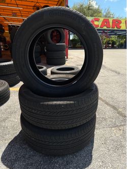 3 used tires Continental $240