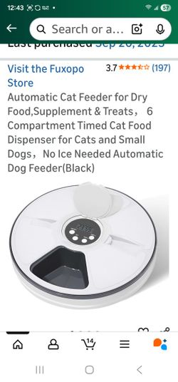 Dry Food Cat Feeder