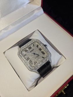 Men Watch Moissanite
