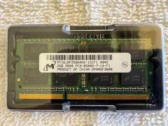 Micron 2GB DDR3 Laptop RAM SO-DIMM