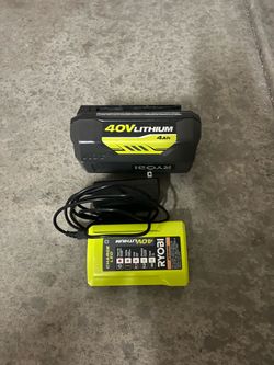 RYOBI 40V Lithium 4Ah Battery + Charger