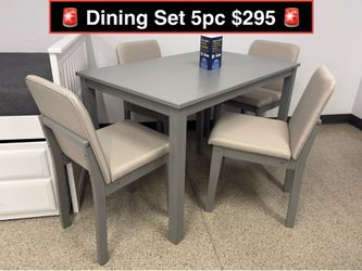 GREAT DEALS !!! New Solid Dining Set 5pc