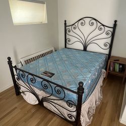 Wrought Iron Bed Frame, Queen