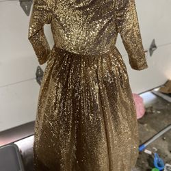 Gold Girls Dress 