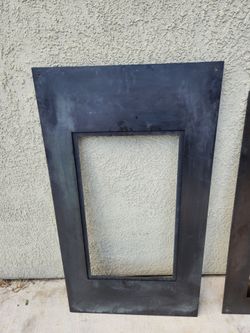 Antique 1970's solid brass picture frames