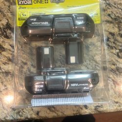 Ryobi 2 Pack Battery Pack
