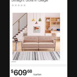 Sleeper Sofa Futon Bed Brand New Inside The Box Beige Sofa Beige Couch Living Room Furniture Sofa Couch Office Couch Bedroom Couch